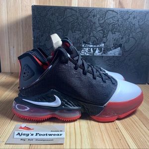 NEW Nike Lebron XIX 19 Low Black White Red Men's Basketball Running Gym Shoes